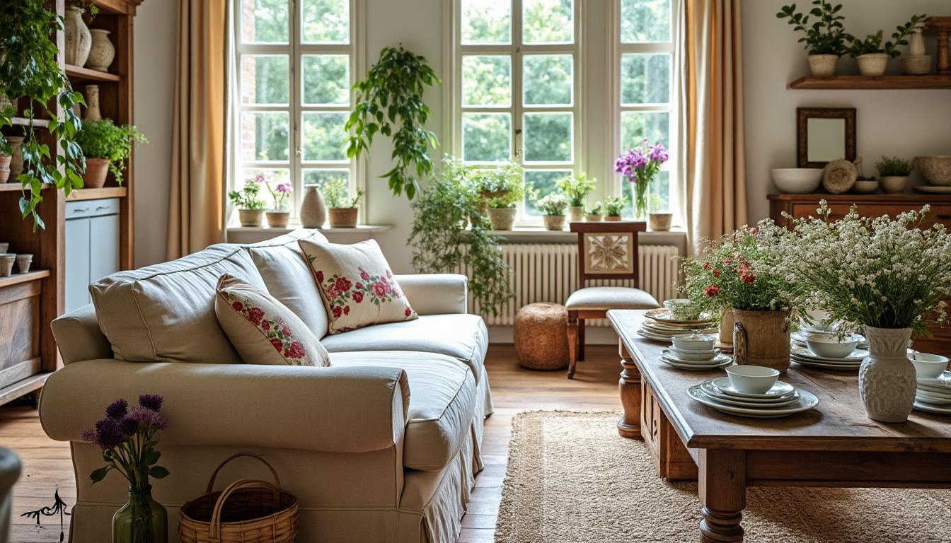 Illustration: Les grands principes pour adopter le style campagne chic dans la décoration