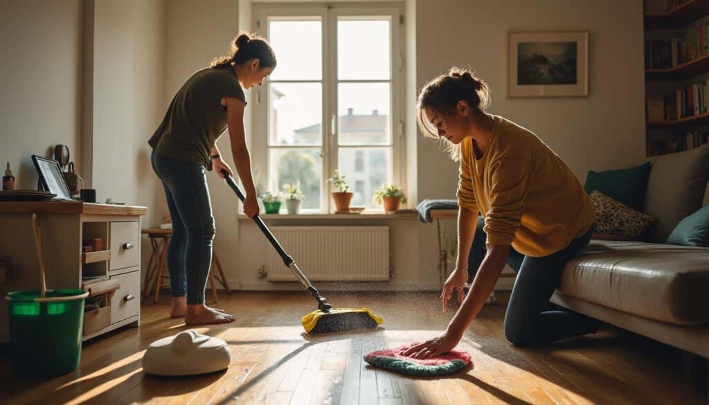 La différence entre le ménage et le nettoyage : usages et conseils