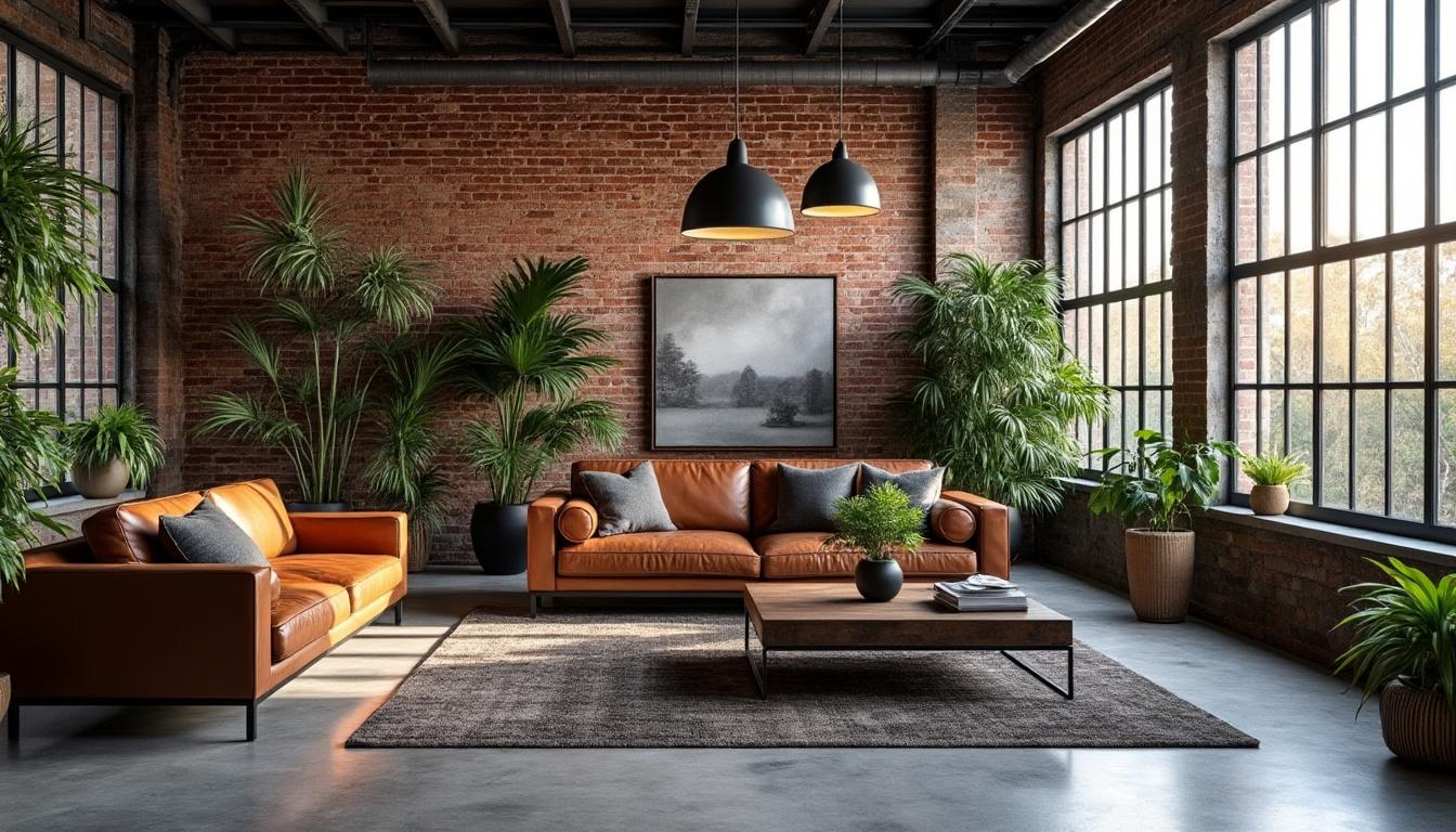 Illustration: Matériaux et couleurs phares pour un style industriel en maison