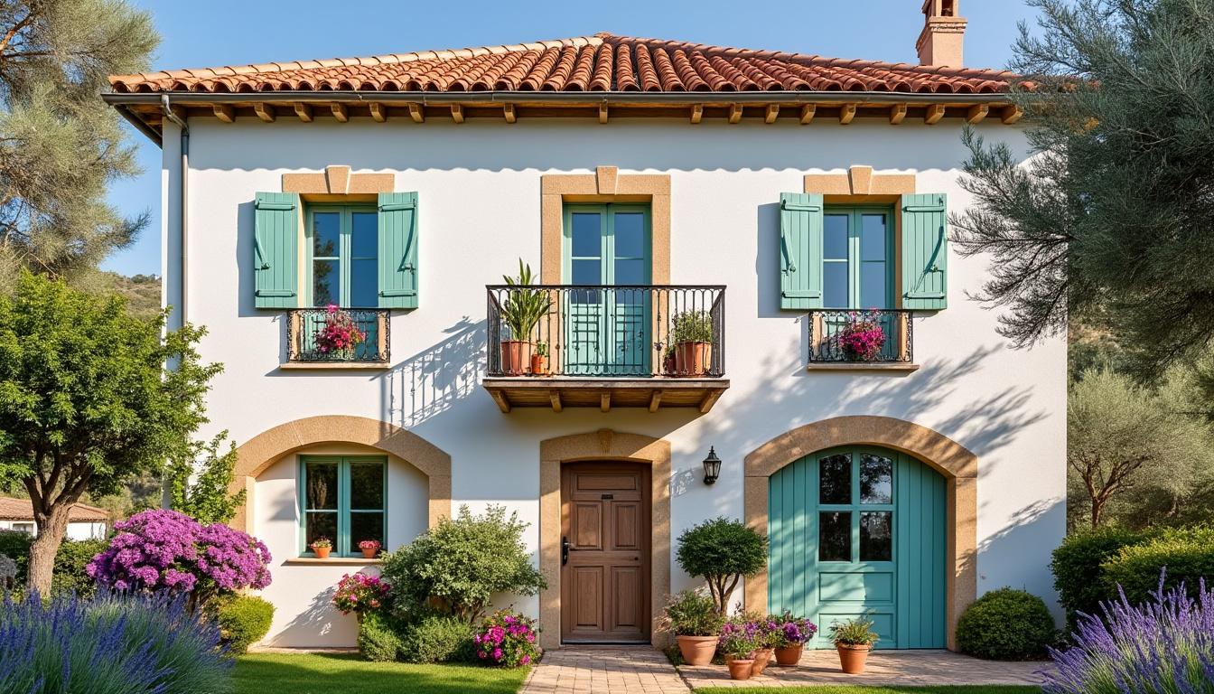 Illustration: Les caractéristiques architecturales du style méditerranéen pour la maison