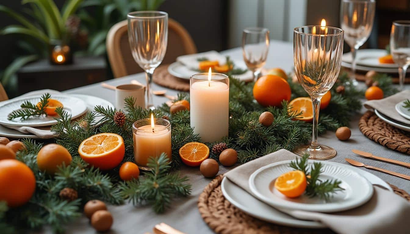 Illustration: Inspirations et idées créatives pour décorer sa table de Noël