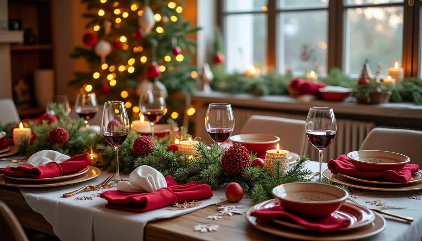 Illustration: Choisir le style et la thématique de sa décoration de table de Noël