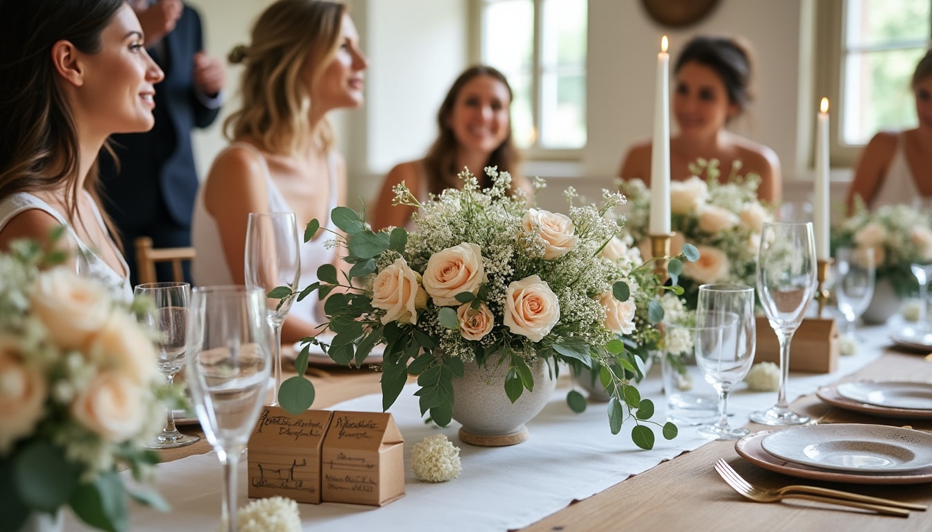 Illustration: Comment choisir les fleurs idéales pour la décoration de table de mariage ?