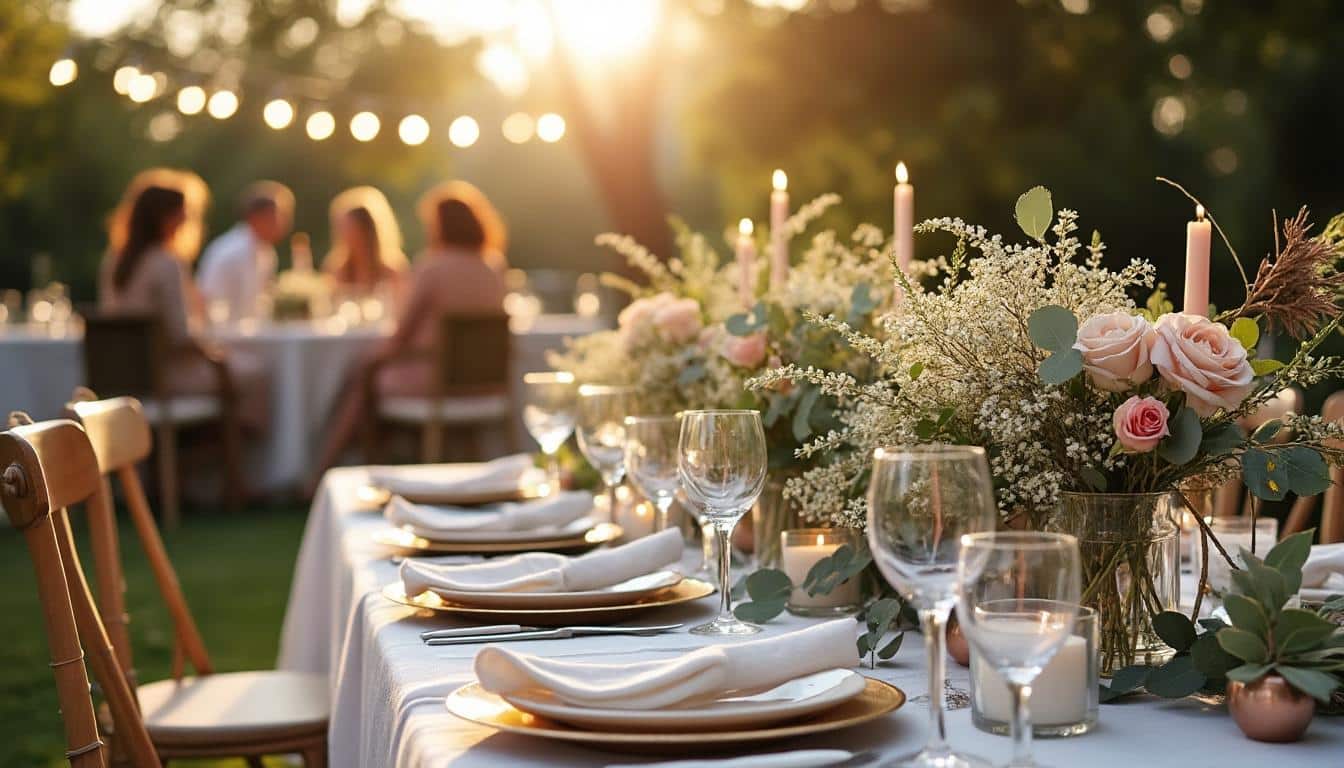 Illustration: Inspirations florales : idées de compositions pour sublimer la table de mariage