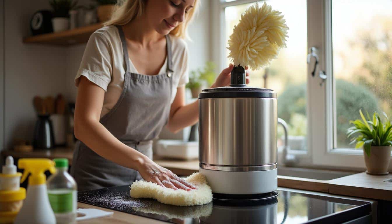 Illustration: Routine efficace : comment réaliser un entretien hebdomadaire rapide de la graisse de hotte