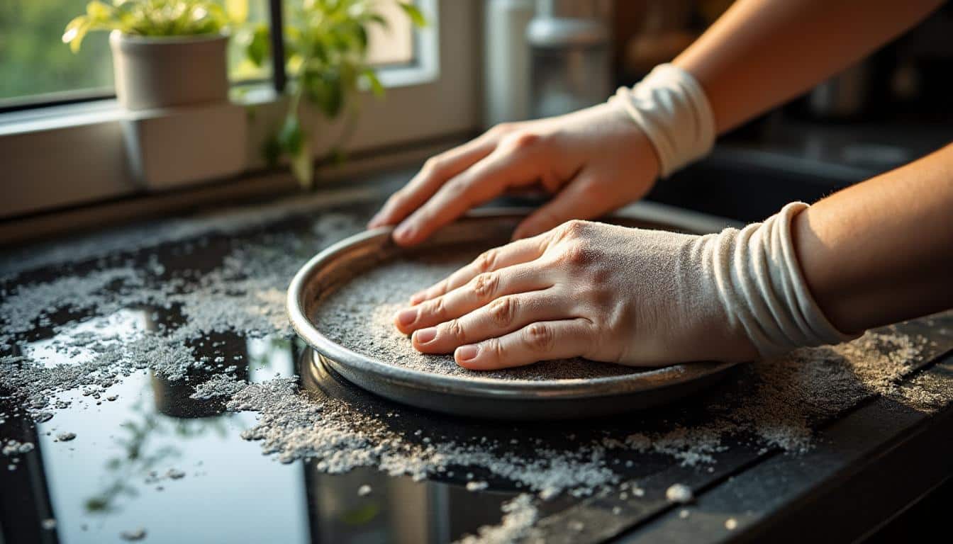 Graisse de hotte : nettoyage efficace du filtre métallique