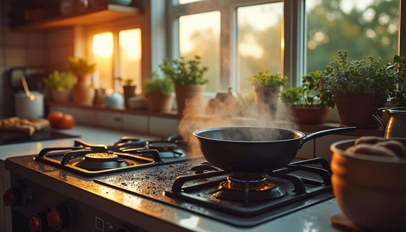 Illustration: Quels risques en cas de graisse et d’odeur persistante dans la hotte de cuisine ?