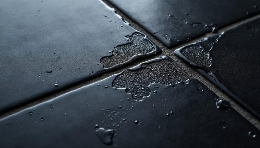 Moisissure sur les joints du carrelage douche noire : causes et solutions