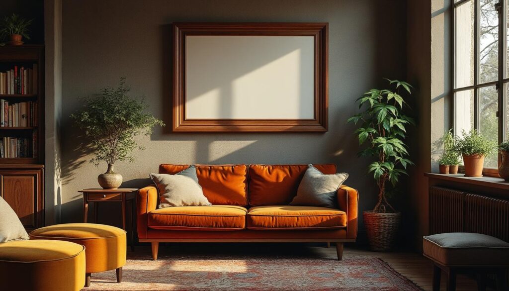 Comment intégrer un cadre flottant au style vintage de votre intérieur