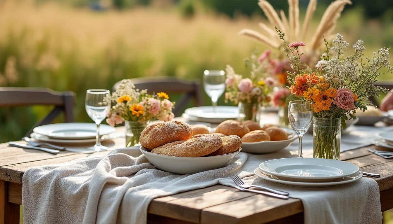 Illustration: Comprendre le charme du style champêtre naturel pour votre table