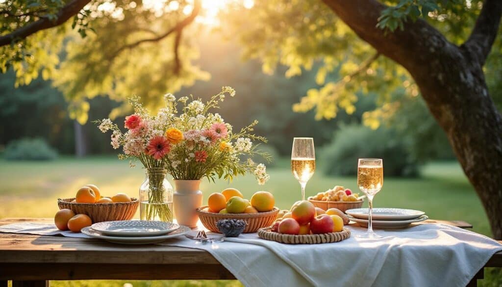 Décoration de table champêtre à faire soi-même : idées et astuces