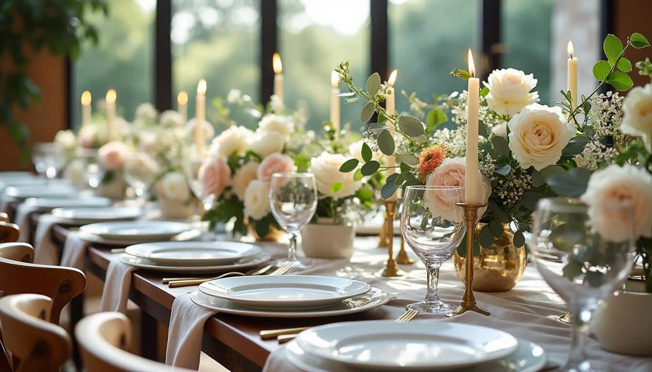 Illustration: Comment choisir les fleurs parfaites pour la table des mariés selon couleurs et styles