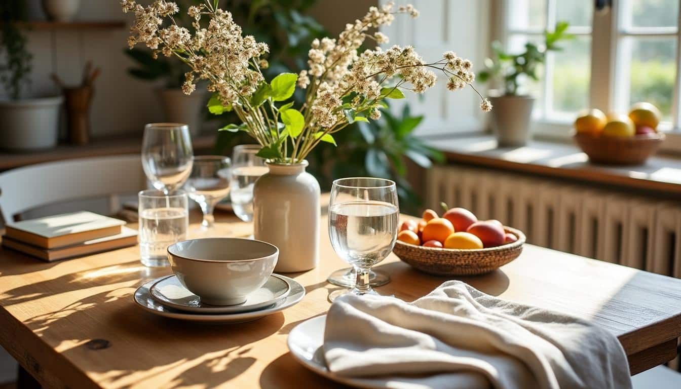 Illustration: Pourquoi intégrer un objet décoratif sur la table de votre salle à manger change tout