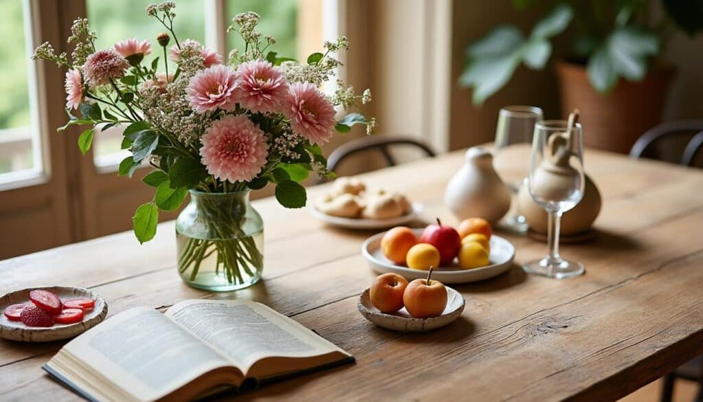 Objet déco à poser sur la table de salle à manger : idées et astuces