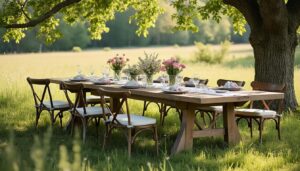 Table de mariage champêtre : idées et astuces pour une déco naturelle