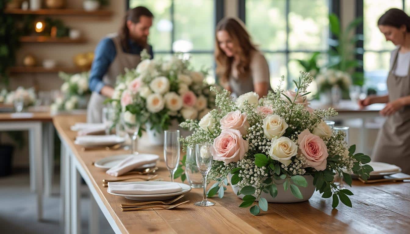 Illustration: Comment sélectionner les fleurs adaptées à la table selon le thème et l’ambiance du mariage