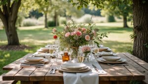 Déco de table champêtre : astuces pour une ambiance naturelle et élégante
