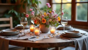 Décoration de la table ronde : astuces pour un style convivial et élégant