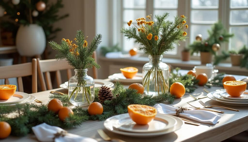 Déco de table de Noël pas cher à faire soi-même : idées DIY faciles