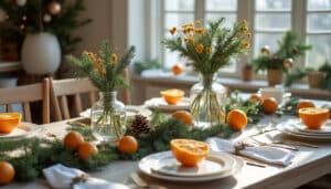 Déco de table de Noël pas cher à faire soi-même : idées DIY faciles