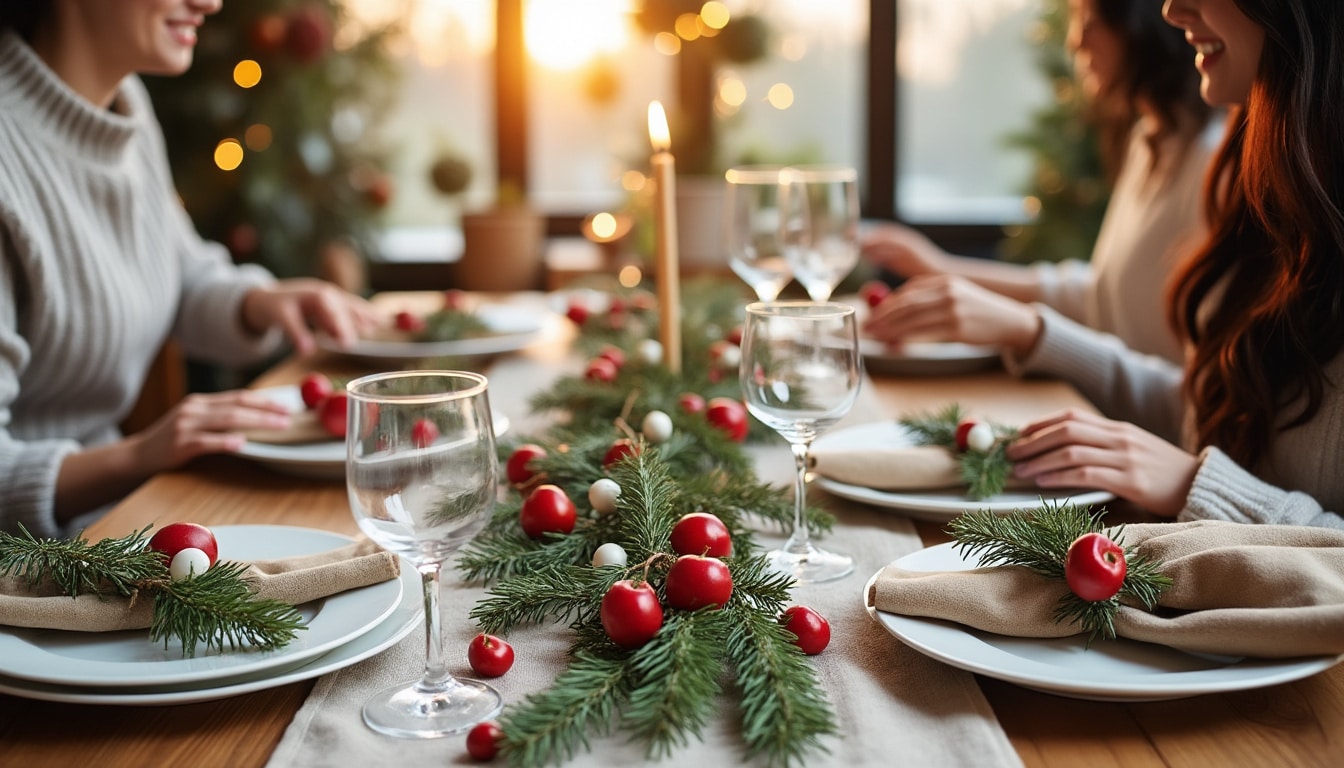 Illustration: Pourquoi choisir une décoration DIY pour la table en cette période festive ?