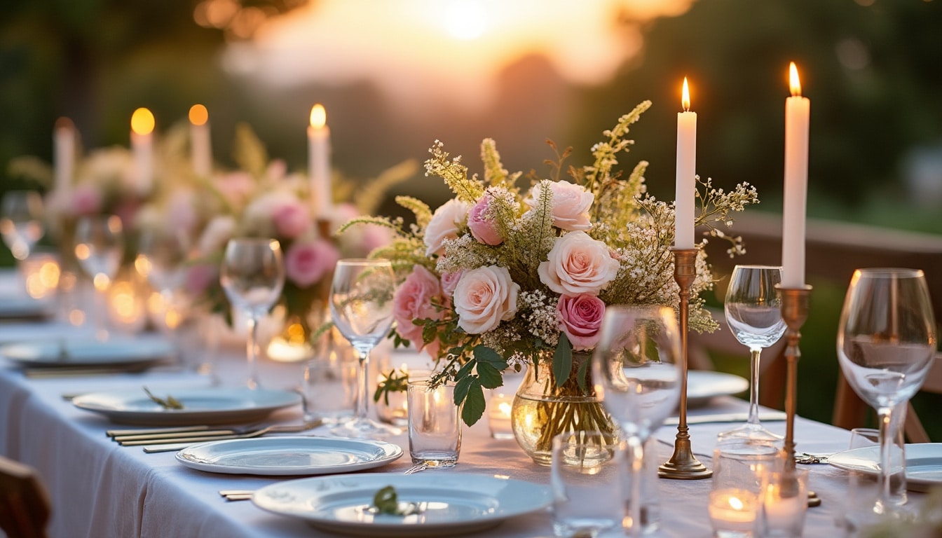 Illustration: Comprendre le rôle essentiel de la fleur pour la décoration de table de mariage