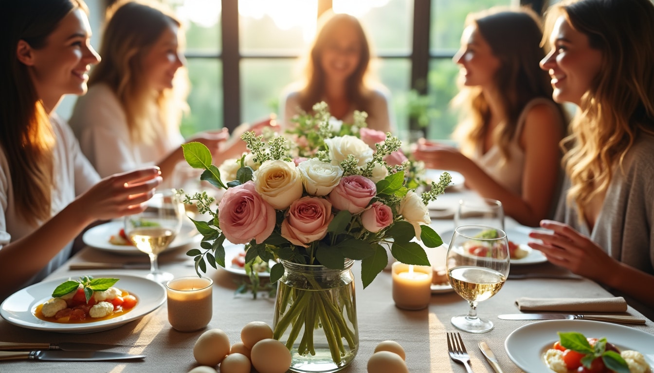 Illustration: Pourquoi opter pour les fleurs dans une décoration de table réussie ?