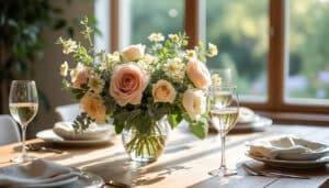 Fleurs pour centre de table : conseils pour une déco élégante
