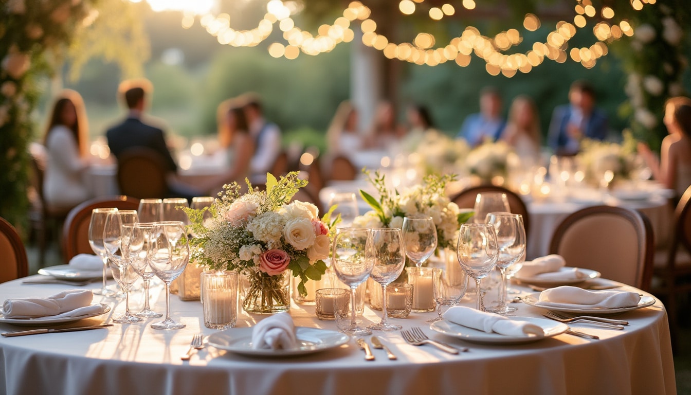 Mariage décoration de table ronde : conseils pour une ambiance conviviale
