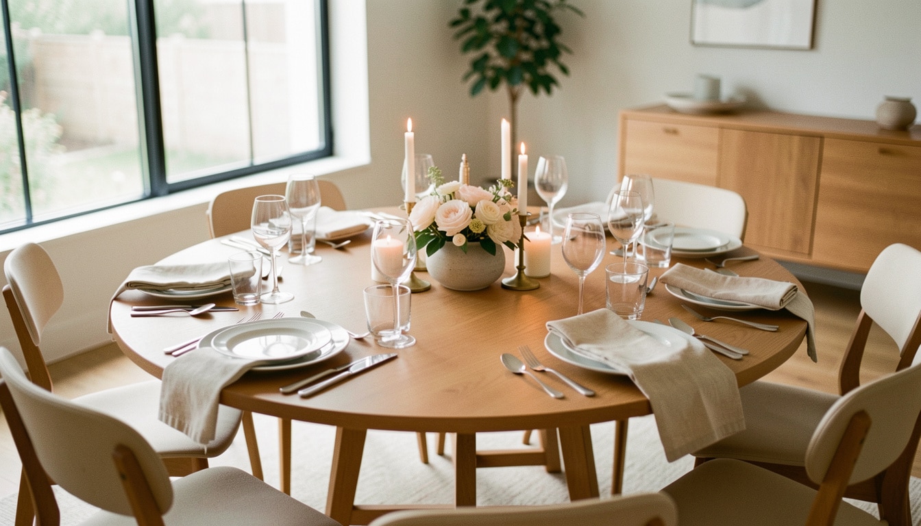 Décoration d’une table ronde : idées et erreurs à éviter