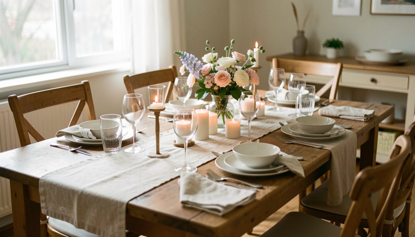 Comment décorer une table de salle à manger ?
